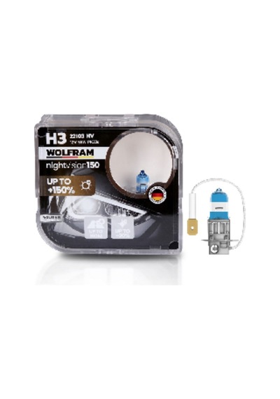 H3 Ampul Nv +%150 Fazla Işık Ve %20 Beyaz Işık 12v 55w - Wolfram 22103 Nv