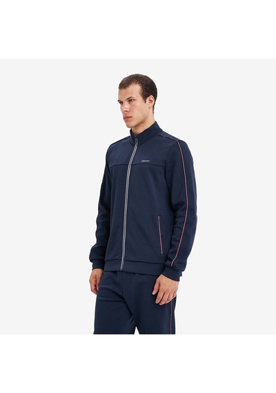 Lescon Lacivert Erkek Fermuarlı Sweatshirt 26n-1124