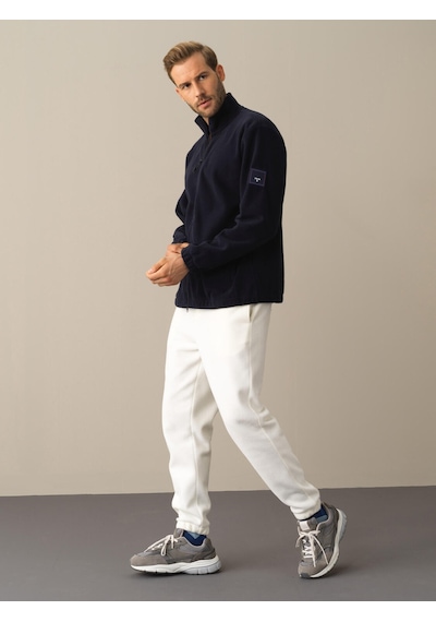 Lacivert Regular Fit Dik Yaka Polar Mont 350152