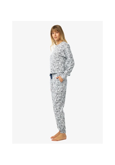 Blackspade Kadın Pijama Takımı 52234 - Baskılı Desenli