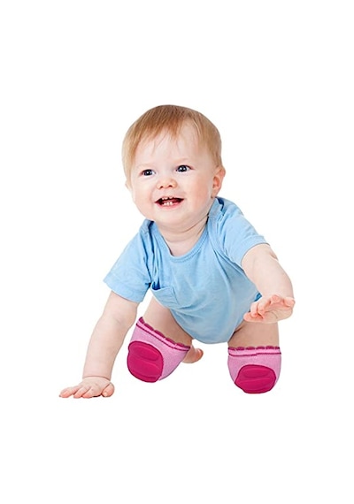 Destekli Emekleme Dizliği 4 Ay+ Pembe Açık Gri