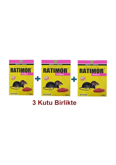 Ratimor Pellet Fare Zehiri 3 x 100 G