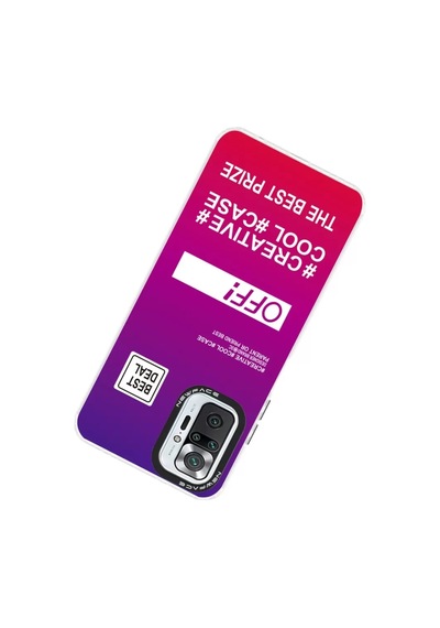 Newface Xiaomi Redmi Note 10 Pro Kılıf Estoril Desenli Kapak - Estoril - 9 Mor