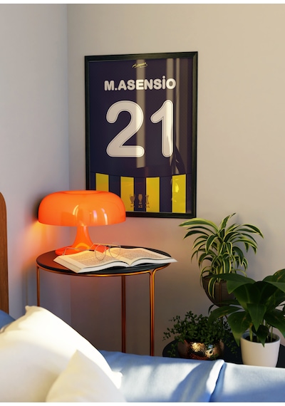 M. Asensio 21 Forma Tasarımlı Poster Tablo Çerçeveli