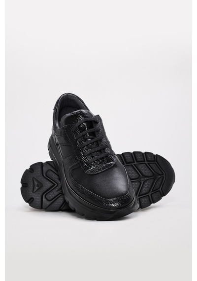 Fast Step Hakiki Deri Erkek Casual Ayakkabı 214ma5028 Siyah