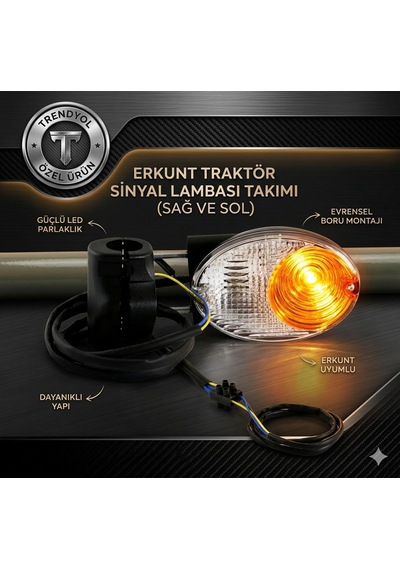 Erkunt Traktör Sağ - Sol Ön Sinyal Lambası