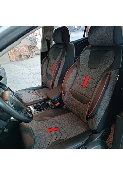 Universal Oto Koltuk Kılıfı Vizör Deri-keten Serisi - Vz02