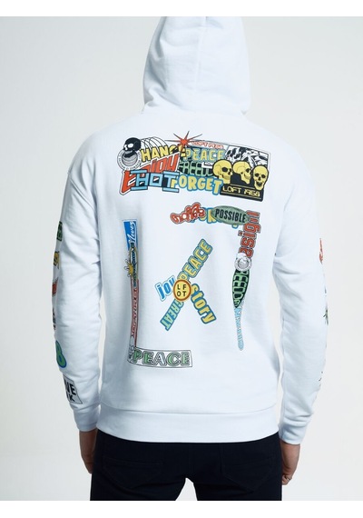 LOFT Oversize Fit Erkek Sweatshirt Lf2034200 Q1.v1 Beyaz