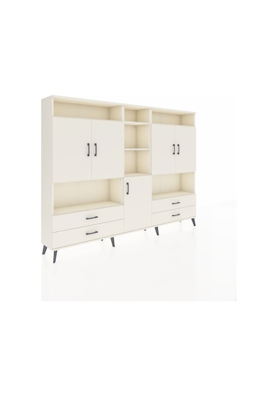 Arges Dolap 12 Raflı 4 Çekmeceli 5 Kapaklı 220x30x163 Aytaşı-aytaşı Aytası - Aytası