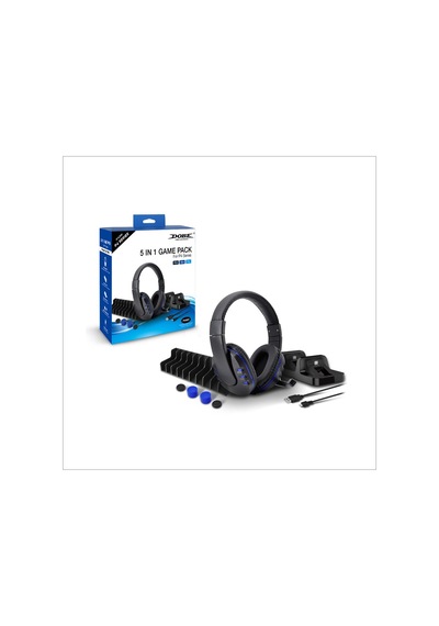 Dobe PS4 5 Li Set Kulaklık Şarj Ve Oyun Standı Kablo Analog Kor