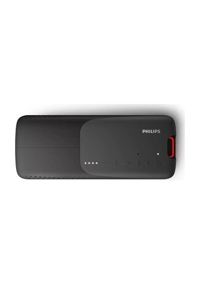 Phılıps Kablosuz Hoparlör Bluetooth, Yüksek Kaliteli, Yüksek Taşınabilir Ve Su Geçirmez Ip67 Hoparlör, Entegre Mikrofonlu, Aramalar İçin, 12 Saate Kadar Oynatma, Tas4807b, Siyah