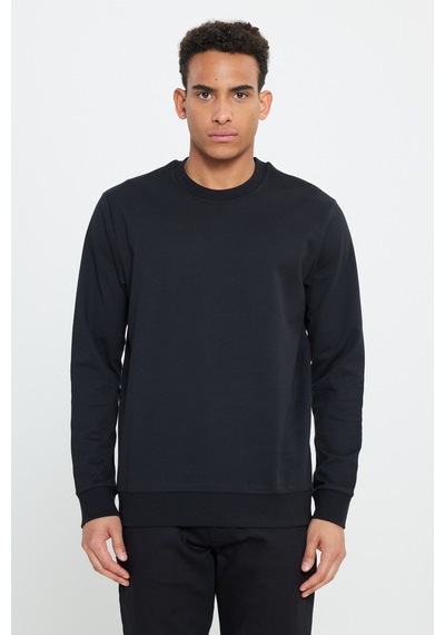AC&Co / Altınyıldız Classics Erkek Siyah 2'li Paket Pamuklu Standart Fit Normal Kesim Bisiklet Yaka Sweatshirt Siyah AC&Co / Altınyıldız Classics Erkek Siyah 2'li Paket Pamuklu Standart Fit Normal Kesim Bisiklet Yaka Sweatshirt Siyah