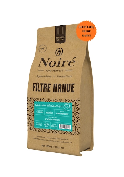 Noire Black Velvet Filter Blend 2 1000g %100 Arabica Blend Öğütülmüş Çekirdek Kahve