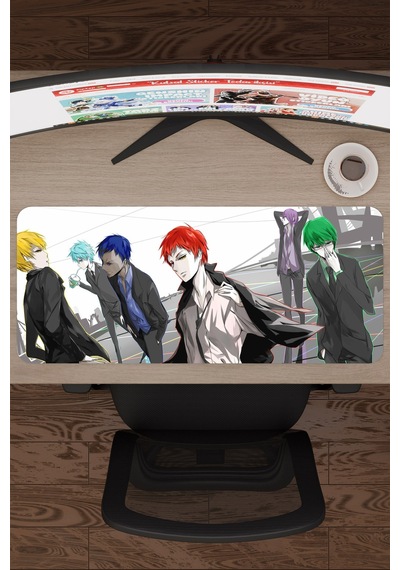 Kuroko No Basket Anime V5 - 70x30 Xl Gaming Kauçuk Kaymaz Taban Mouse Pad Fare Altlığı