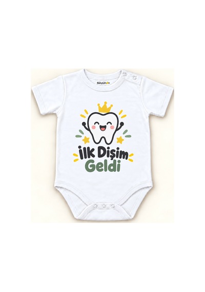 Babylimon İlk Dişim Geldi Beyaz Kısa Kollu Çıtçıtlı Bebek Zıbını Beyaz - İlk Dişim Geldi - 928161923 Beyaz - İlk Dişim Geldi Babylimon İlk Dişim Geldi Beyaz Kısa Kollu Çıtçıtlı Bebek Zıbını Beyaz - İlk Dişim Geldi - 928161923 Beyaz - İlk Dişim Geldi