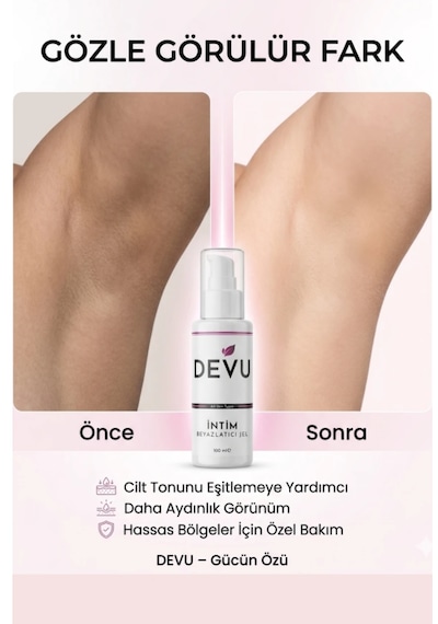 Devu Deve Kuşu Kolajenli Intim Beyazlatıcı Jel