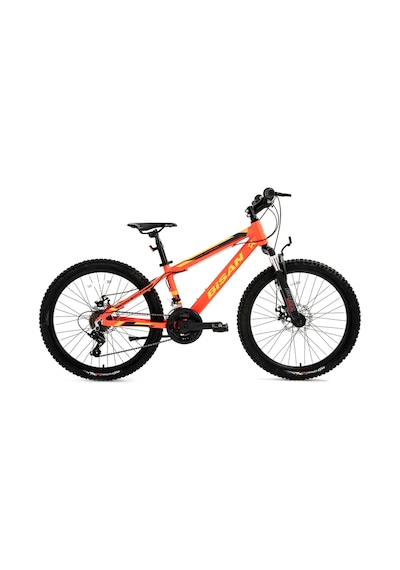 Bisan Kdx 2900 D Md Fren 21 Vites 24 Jant Dağ Bisikleti Neon Turuncu Siyah 30 Kadro Çok Renkli