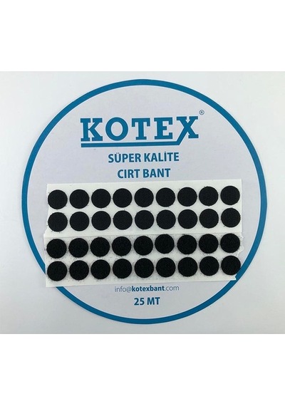 Kotex Para Para Cırt Bant 15 Mm Arkası Yapışkanlı 25 Adet