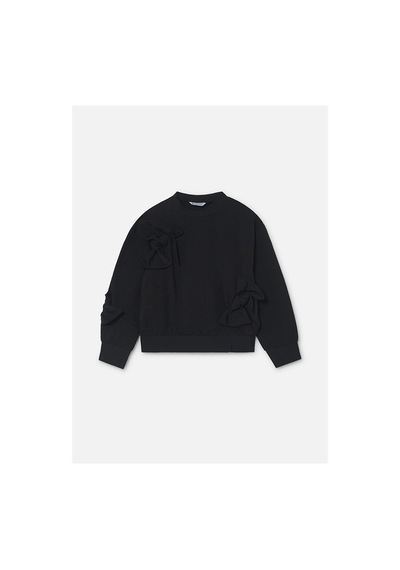 Mayoral Kız Çocuk Fiyoklu Sweatshirt Siyah 7429