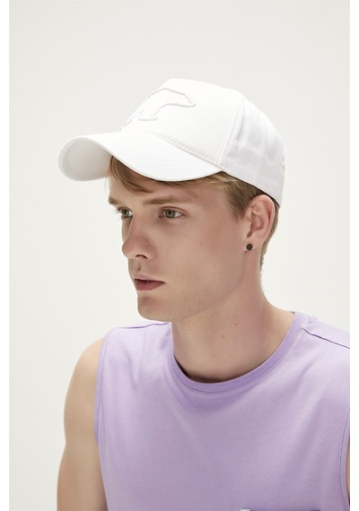 Bad Bear Logo Cap Off-white Beyaz Unisex Şapka - Beyaz
