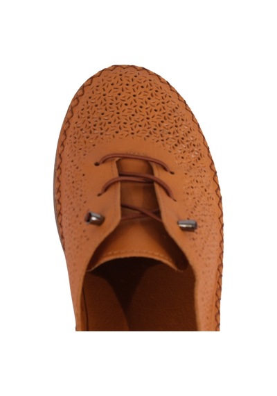 Napa Shoes Kadın Hakiki Deri Konforlu Nefes Alan Esnek Tabanlı Ayakkabı Napa-8208l Taba