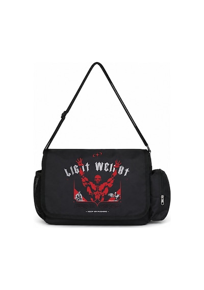 Sevbano Light Weight Ronnie Coleman Fitness Bodybuilding Baskılı Okul, Sp Siyah