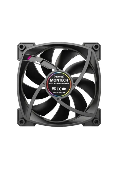 Rx120 Pwm Siyah Reverse Fan Blade 3'lü Paket + Hub Controller Argb