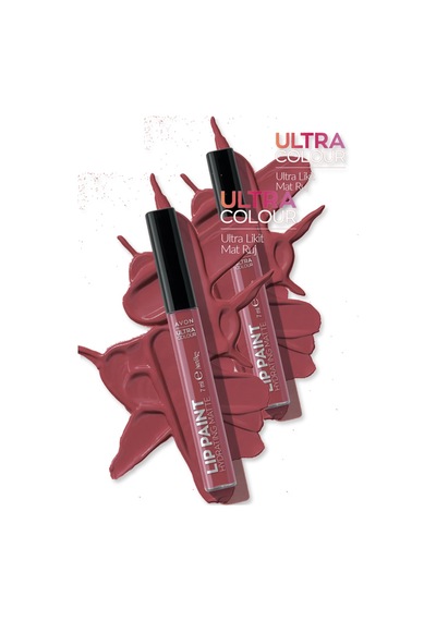 Ultra Colour Likit Mat Ruj - Velvet Hibiscus İkili Set