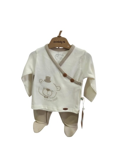 Cicim Baby Ciccim Baby Hastane Çıkışı 5li Bear Hugs Toprak Bej