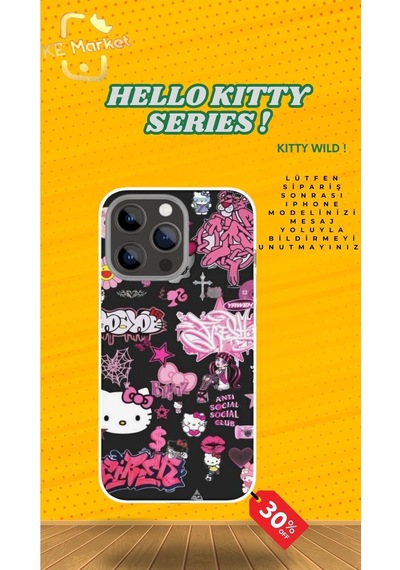 Apple Uyumlu iPhone Hello Wild Series Tüm Modellere Kılıf 678x111213141516 Plus