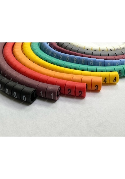 Cat5 Kablo Numaratör Cat5 Kablo Etiketi Cat5 Kablo İşaretleyici 2.5 Mm