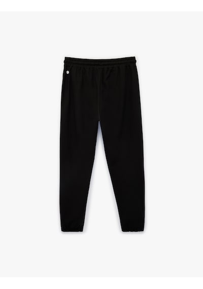 Koton Beli Bağcıklı Cepli Jogger Spor Eşofman Altı Siyah 6sam40029nk