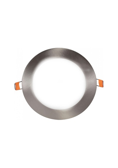 12W Saten Kasa Yuvarlak Panel Led Armatür Beyaz