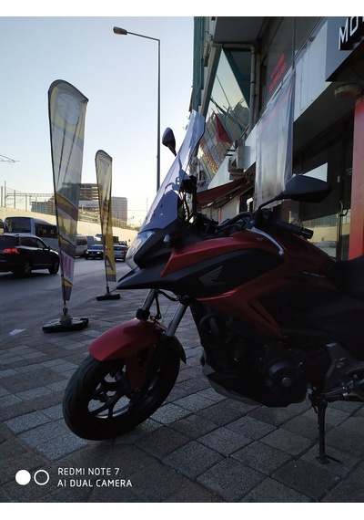 12-15 Honda Nc700X Nc750X Uzun Ön Cam Zeus Açık Füme 55cm 4mm