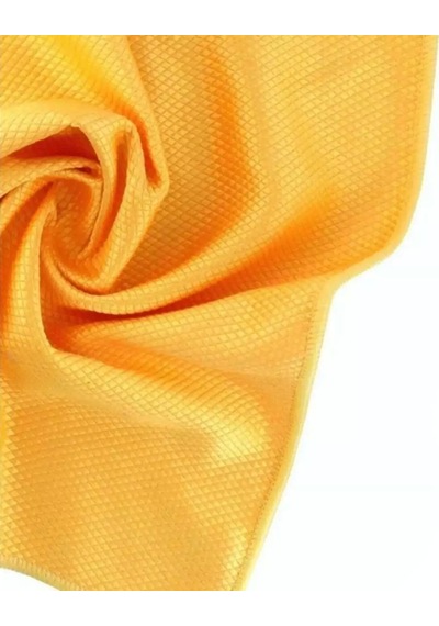 Nivemes Home %100 Microfiber Baklava Desen Cam Bezi Turuncu 50 x 70 CM