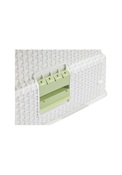 M-pets Eco Rattan Kapalı Kedi Tuvaleti Yeşil 69x42x41 Cm 244-53035.01