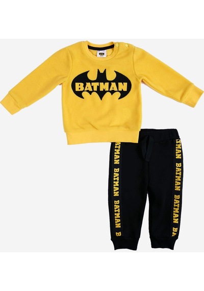 Batman Lisanslı Bebek Polar 2'li Takım 18281 BBM18281- Sarı - Siyah