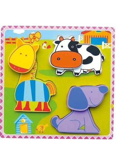 Mutlu Çiftlik Puzzle (3-D)