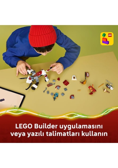 LEGO® NINJAGO® Zilvar ve Ejderha Canavar Grimtak 71863 - 7 Yaş ve Üzeri için 3 Minifigür İçeren Oyuncak Yapım Seti (232 Parça)