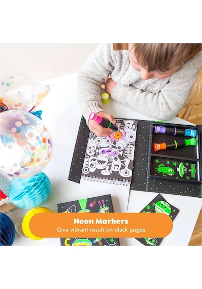 Tiger Tribe Neon Boyama Seti/outer Space - Neon Colouring Set