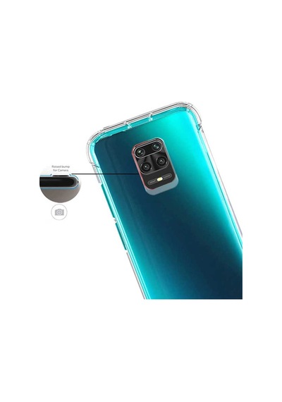 Xiaomi Redmi Note 9S Köşeleri Airbagli Antişok Şeffaf Kılıf