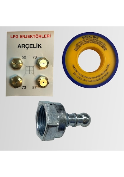 Ocak Lpg Meme (Enjektör) Dönüşüm Seti