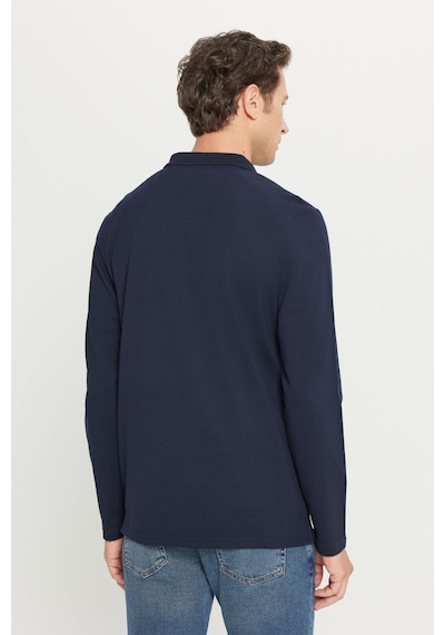 Ac&Co / Altınyıldız Classics Erkek Lacı %100 Pamuk Standart Fit Normal Kesim Polo Yaka Sweatshirt