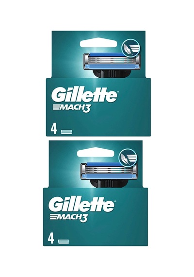 Mach3 Tıraş Makinesi Kartuş Yedekleri Erkekler İçin, 3-bıçaklı Yedekler X2"