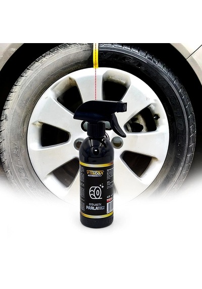 Lastikparlatıcı 410 Ml Parlatıcı Koruyucu Parlaklık Veren Estetik Siyah Araç Lastik Parlatıcı