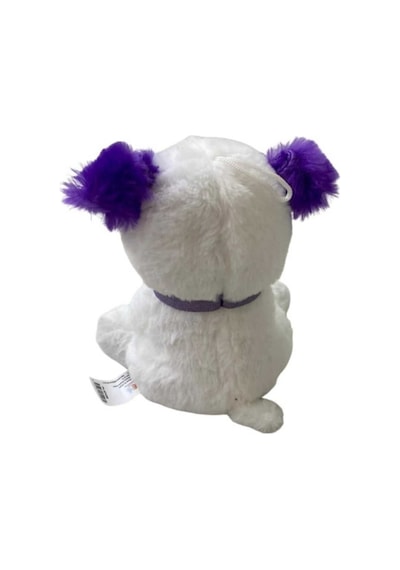 Sevimli Peluş Renkli Köpek 20 Cm Uyku Arkadaşı Hediyelik Mor