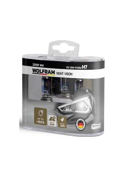 Wolfram H7 Night Vision 12v 55w Px26d