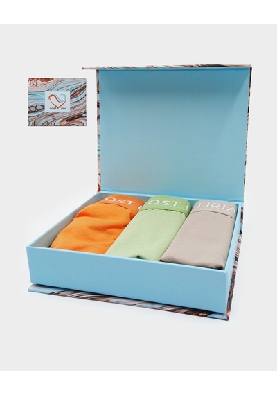 - Nature Kadın Slip 3 Lü Paket Çok Renkli Çok Renkli