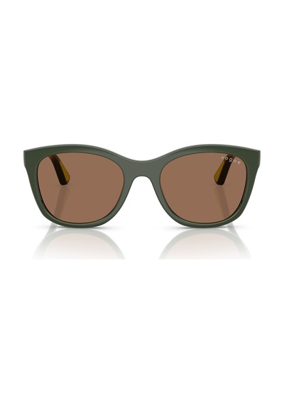 Vogue Junior Vj 2028 320873 46 Çocuk Oval Yeşil Kemik Güneş Gözlüğü Yeşil
