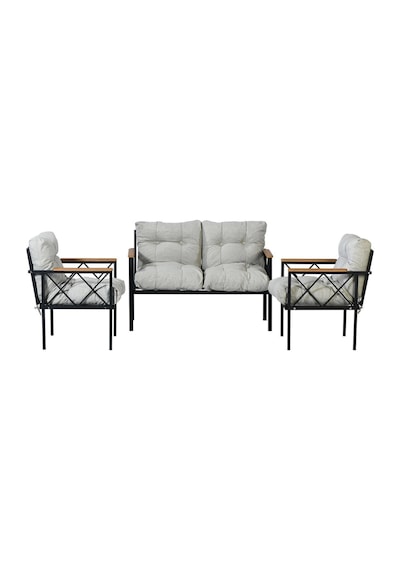Balkon-bahçe-kafe,çay Seti,koltuk Takımı,oturma Grubu,ofis Koltuğu Miami Yeni Krem